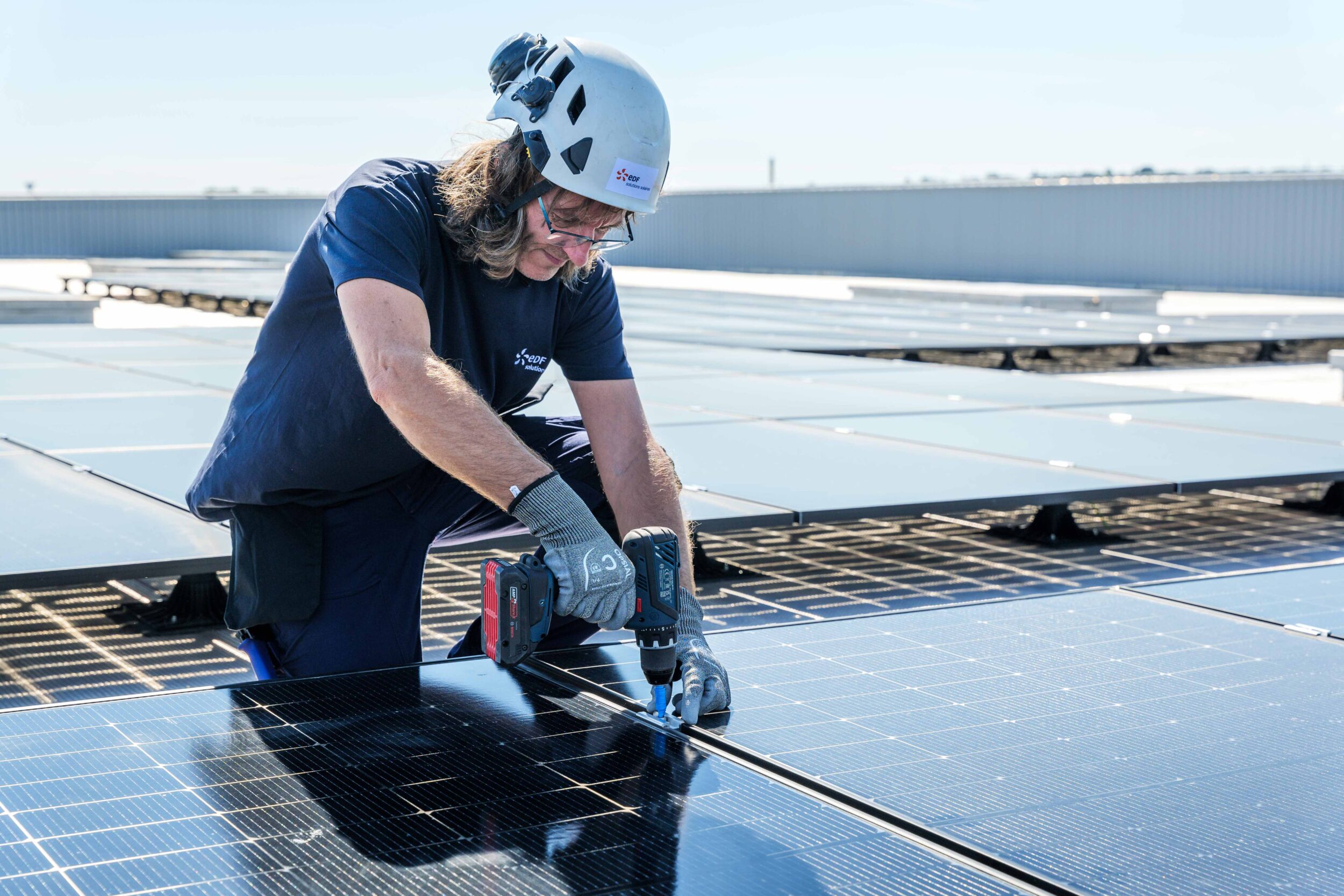 technicien de maintenance chez EDF solutions solaires