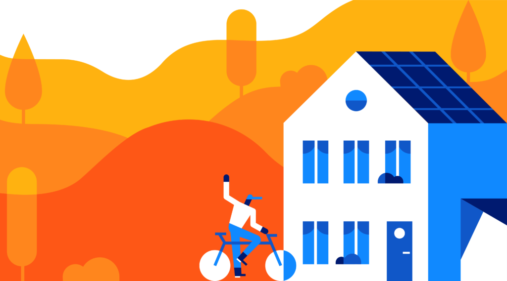 illustration autoconsommation maison