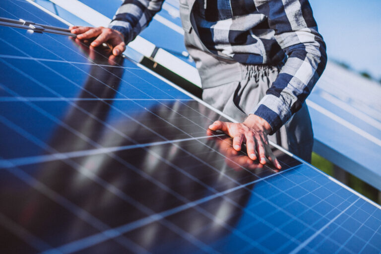 panneau solaire hiver